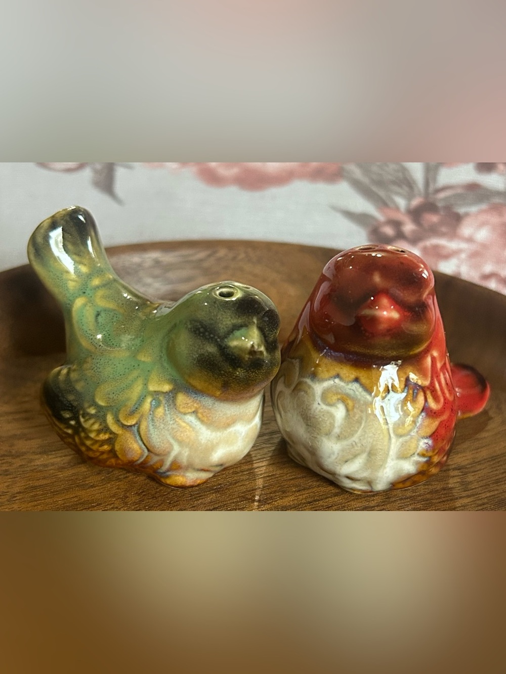 🐕3/20 Ceramic Bird Salt and Pepper Shakers